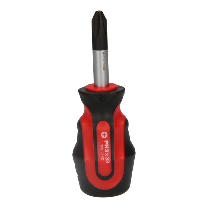 KS Tools ERGOTORQUEplus Schraubendreher, kurz, PH3