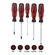 KS Tools ERGOTORQUEplus Schraubendreher-Satz, 5-teilig-2