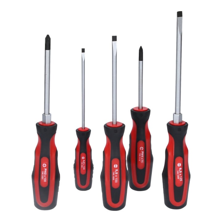 KS Tools ERGOTORQUEplus Schraubendreher-Satz, 5-teilig