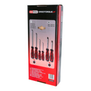 KS Tools ERGOTORQUEplus Schraubendreher-Satz, 6-teilig Schlitz, PZ-2