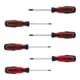 KS Tools ERGOTORQUEplus Schraubendreher-Satz, 6-tlg., TX mit Bohrung