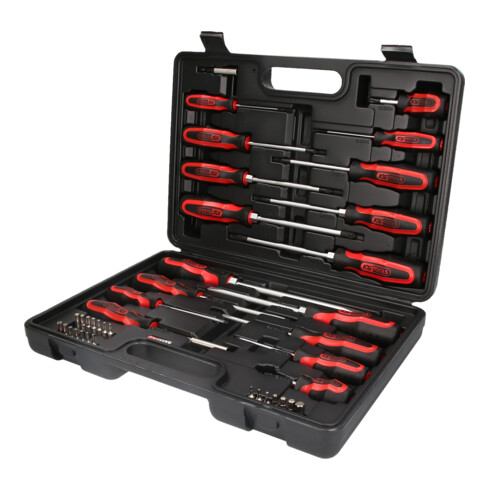 KS Tools ERGOTORQUEplus schroevendraaier- en bitset, 39-delig.
