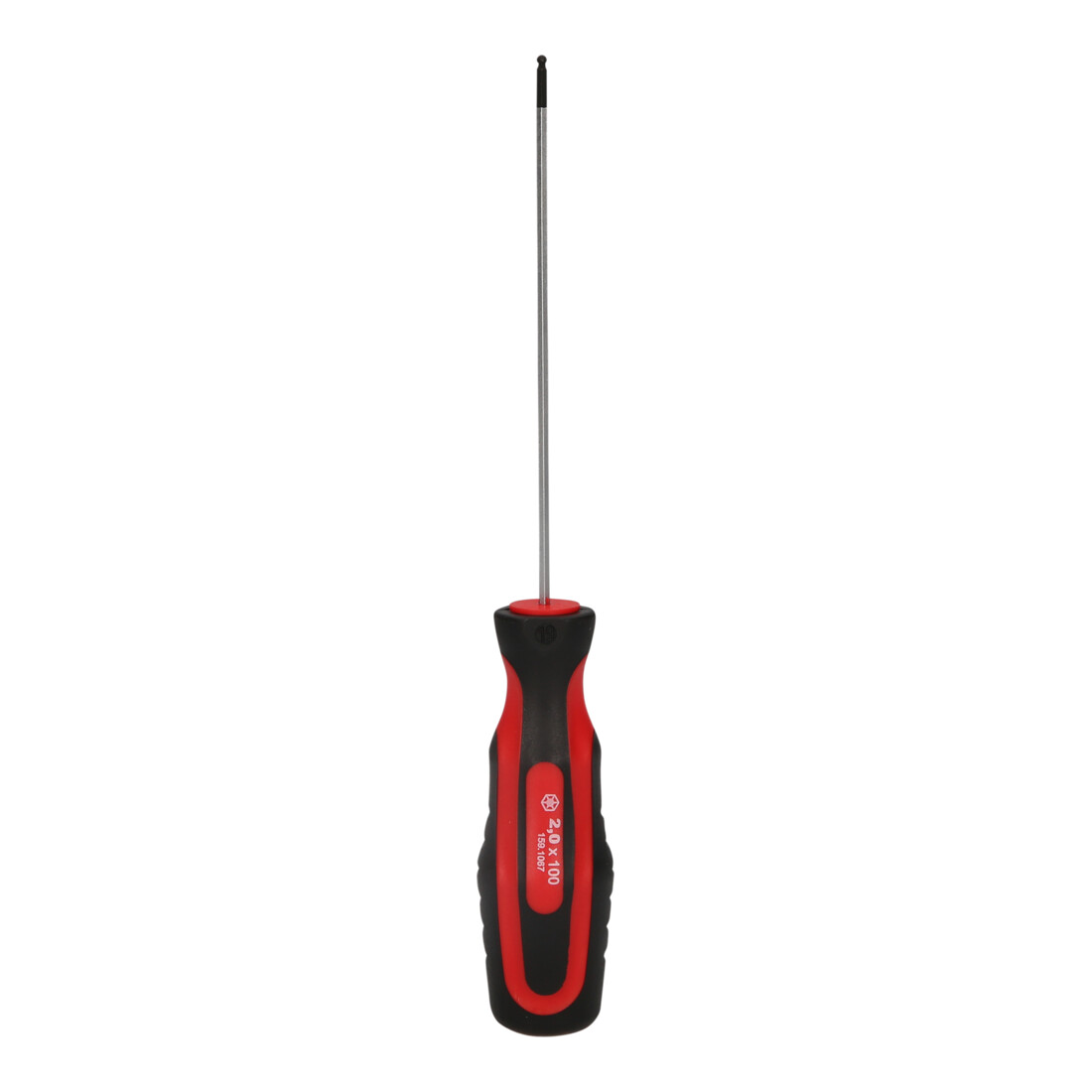 KS Tools ERGOTORQUEplus schroevendraaier inbus met kogeleinde, 2.0mm