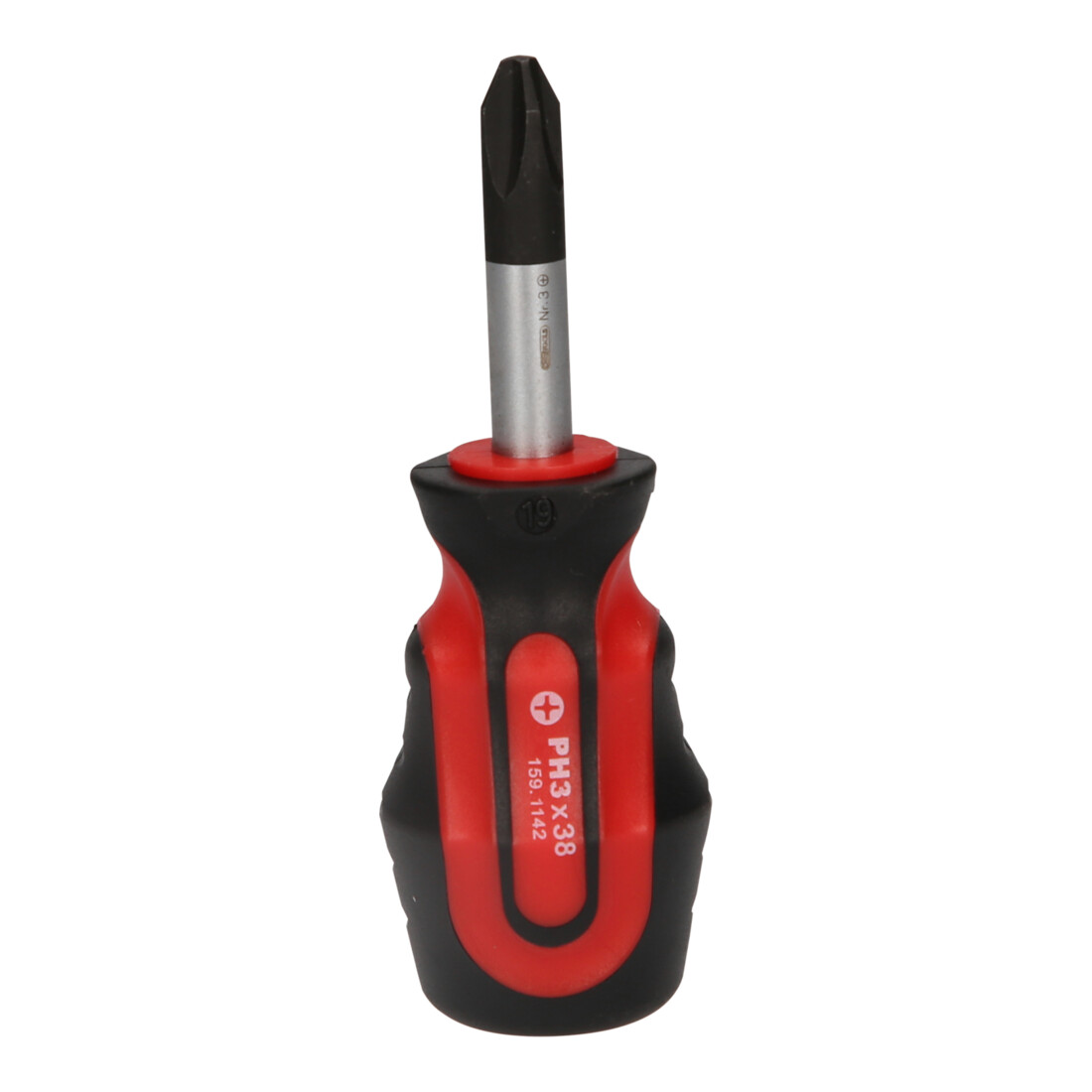 KS Tools ERGOTORQUEplus schroevendraaier, kort, PH3