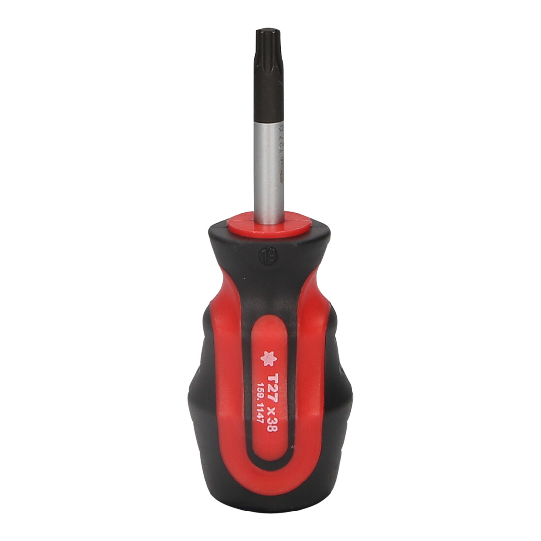 KS Tools ERGOTORQUEplus schroevendraaier, T27, kort