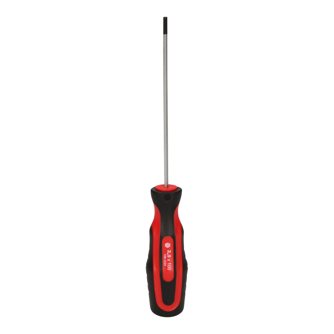 KS Tools ERGOTORQUEplus schroevendraaier voor binnenzeskantschroeven, 2,5mm