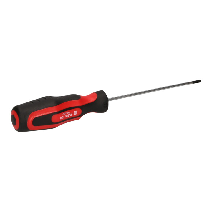 KS Tools ERGOTORQUEplus schroevendraaier voor binnenzeskantschroeven, 2,5mm