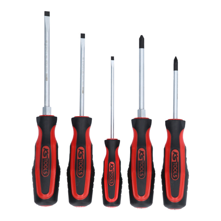 KS Tools ERGOTORQUEplus schroevendraaierset, 5 stuks