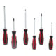 KS Tools ERGOTORQUEplus schroevendraaierset, 6 st. met sleuf, PH