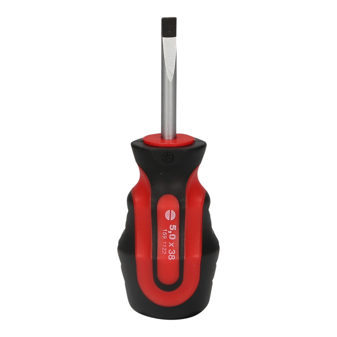 KS Tools ERGOTORQUEplus sleufschroevendraaier, kort, 5mm