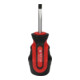 KS Tools ERGOTORQUEplus sleufschroevendraaier, kort, 5mm-4