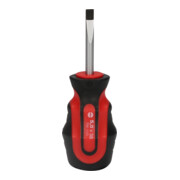 KS Tools ERGOTORQUEplus sleufschroevendraaier, kort, 5mm-4