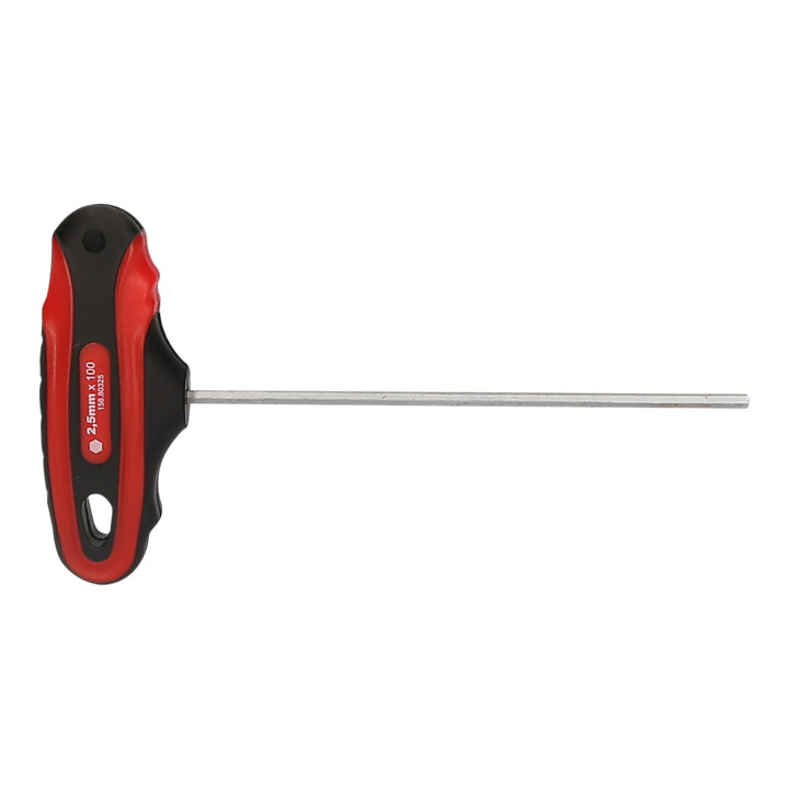 KS Tools ERGOTORQUEplus T-greep inbussleutel, 2,5x130mm