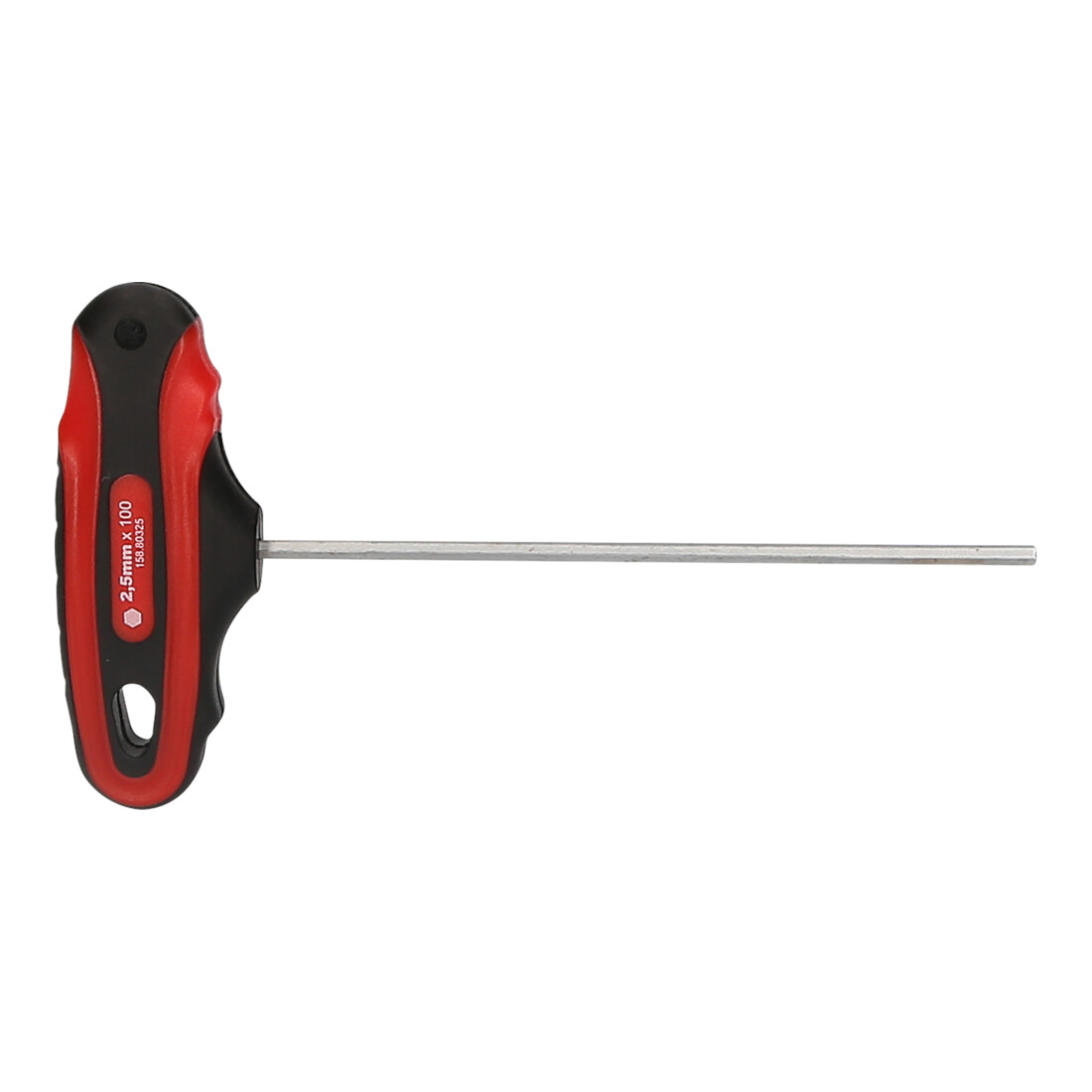 KS Tools ERGOTORQUEplus T-greep inbussleutel, 2,5x130mm