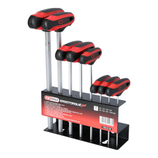 KS Tools ERGOTORQUEplus T-greep inbussleutelset, 8-delig
