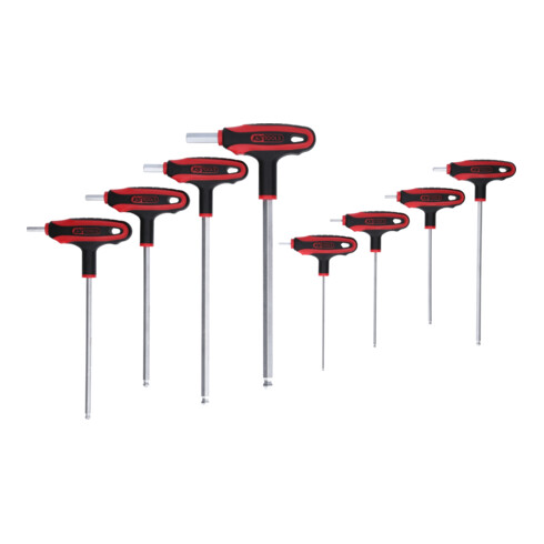 KS Tools ERGOTORQUEplus T-greep inbussleutelset, 8-delig