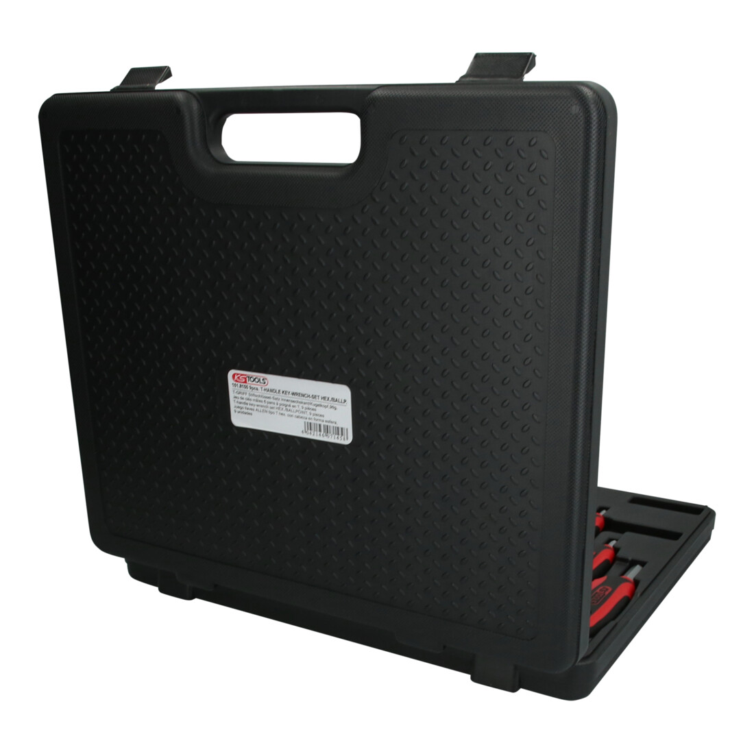 KS Tools ERGOTORQUEplus T-greep inbussleutelset, 9-delig