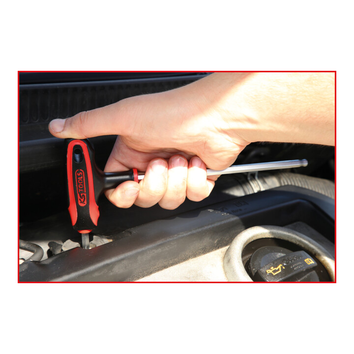KS Tools ERGOTORQUEplus T-greep inbussleutelset, 9-delig