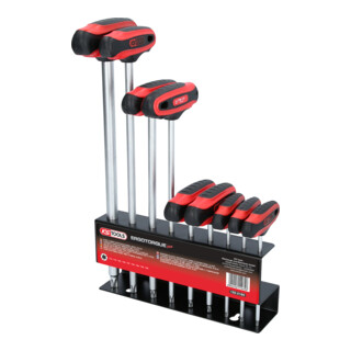 KS Tools ERGOTORQUEplus T-greep TX haakse steeksleutelset, 9-delig