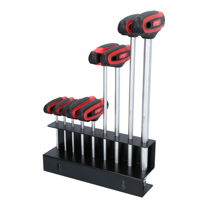 KS Tools ERGOTORQUEplus T-greep TX haakse steeksleutelset, 9-delig