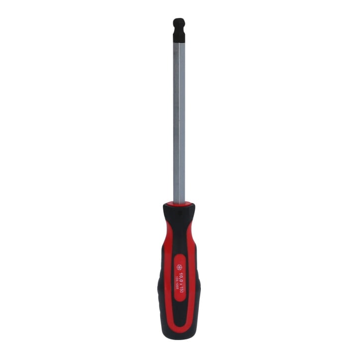 KS Tools ERGOTORQUEplus Tournevis à douille hexagonale avec embout sphérique, 10,0mm