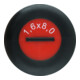 KS Tools ERGOTORQUEplus Tournevis plat court, 8mm