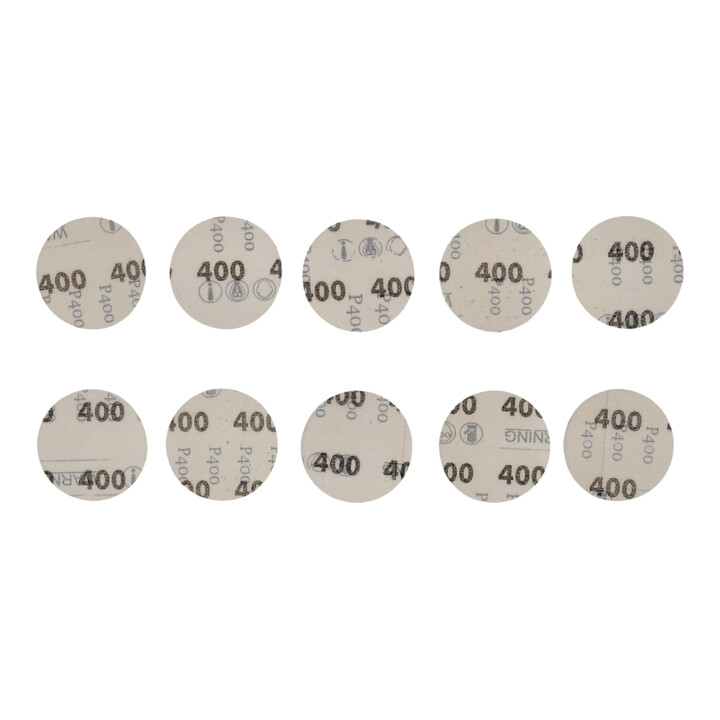 KS Tools Ersatz-Schleifpads Körnung 400 Ø 75mm 10er Pack