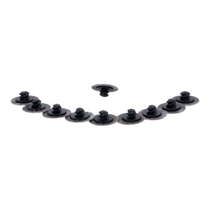 KS Tools Ersatz-Schleifpads, Ø26,7mm Körnung 60 10er Pack