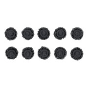 KS Tools Ersatz-Schleifpads, Ø26,7mm Strip Rad schwarz 10er Pack-2
