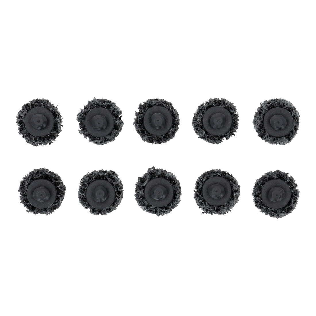 KS Tools Ersatz-Schleifpads, Ø26,7mm Strip Rad schwarz 10er Pack