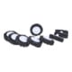 KS Tools Ersatz-Schleifpads, Ø50mm Strip Rad schwarz 10er Pack