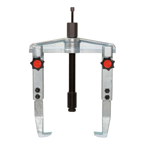 KS Tools Estrattore idraulico universale a serraggio rapido, 2 bracci con gancio prolungato, 80-350mm, 325mm
