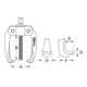 KS Tools Estrattore universale a 2 bracci, 10-50mm, 12mm-3