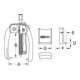 KS Tools Estrattore universale a 3 bracci, 20-100mm, 80mm-3