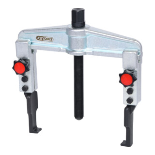 KS Tools Estrattore universale a serraggio rapido a 2 bracci, ganci extra sottili e lunghi, 25-130mm, 120mm, 2,5t