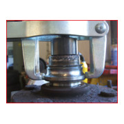 KS Tools Estrattore universale di anelli per cuscinetti a 2 bracci con forcella di serraggio, 90mm-5
