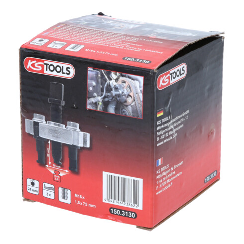 KS Tools Estrattore universale per pulegge, 3 bracci