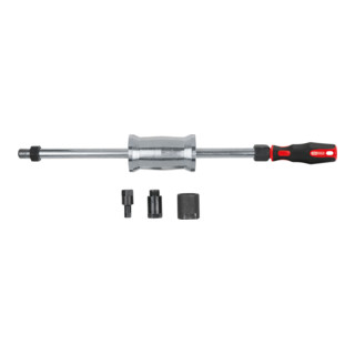 KS Tools Estrattori per iniettori M27+M17+10mm con peso d'impatto di 1,5kg, 4pz.