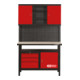 KS Tools Etabli d'atelier 1 porte + 3 tiroirs 840x1200x600mm-4