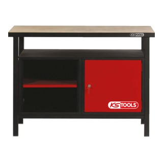 KS Tools Etabli d'atelier 1 porte, 840x1200x600mm