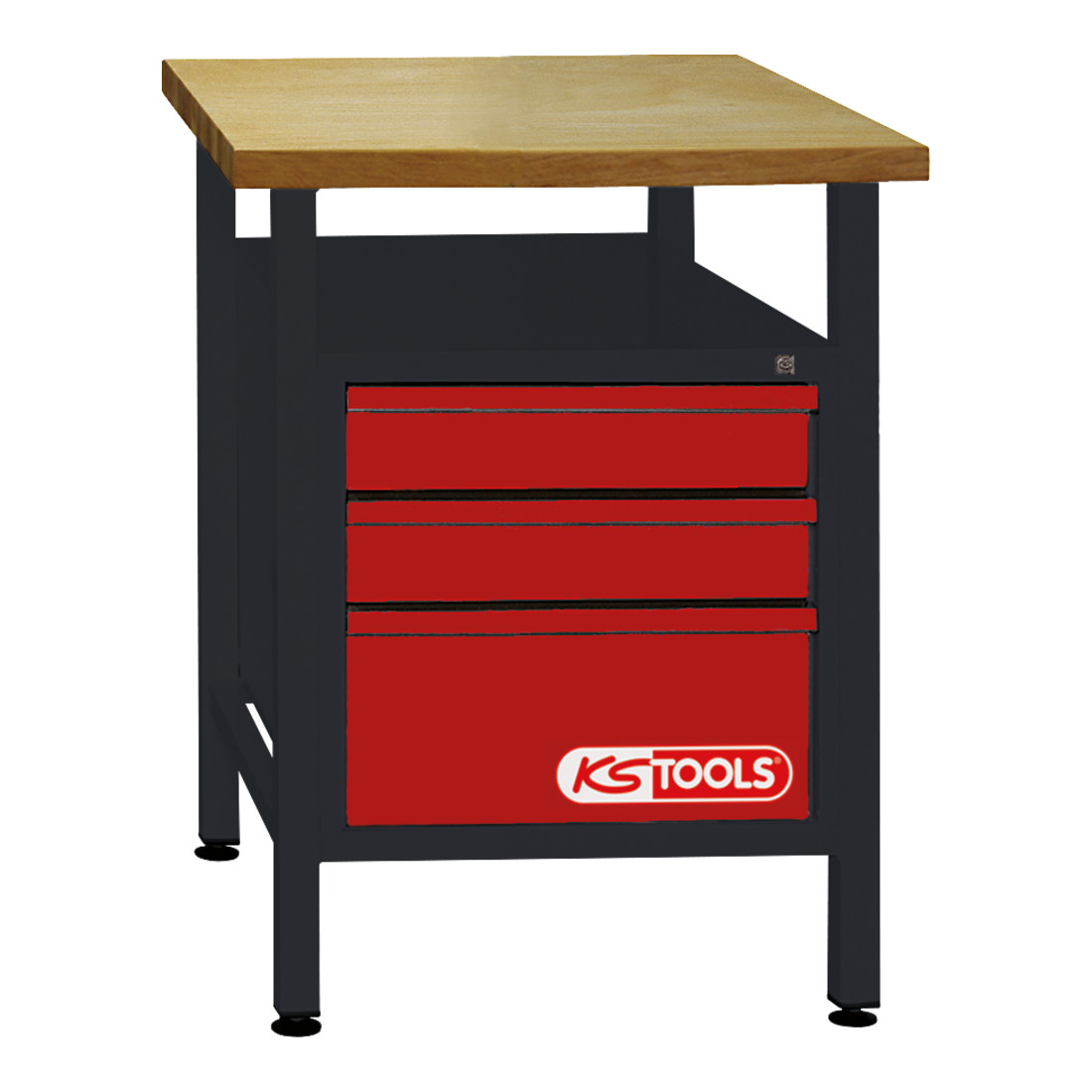 KS Tools Etabli d'atelier 3 tiroirs 840x600x600mm