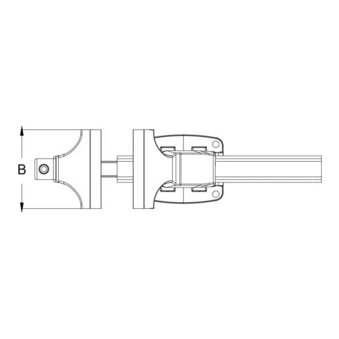 Etau KS Tools sans plaque ronde