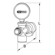 KS Tools extra manometer, 12bar-3