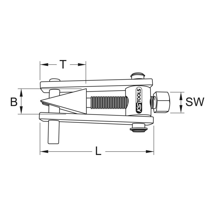KS Tools Extracteur BRONZEplus 300 mm