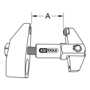 KS Tools Extracteur de vis de blocage, base-4