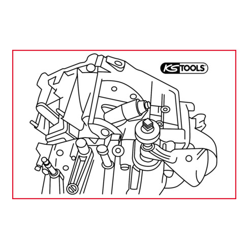 KS Tools Extracteur pour axe de blocage pour Fiat Ducato