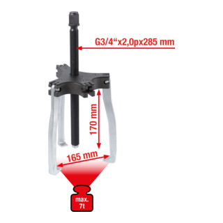 KS Tools extracteur universel 2+3 bras