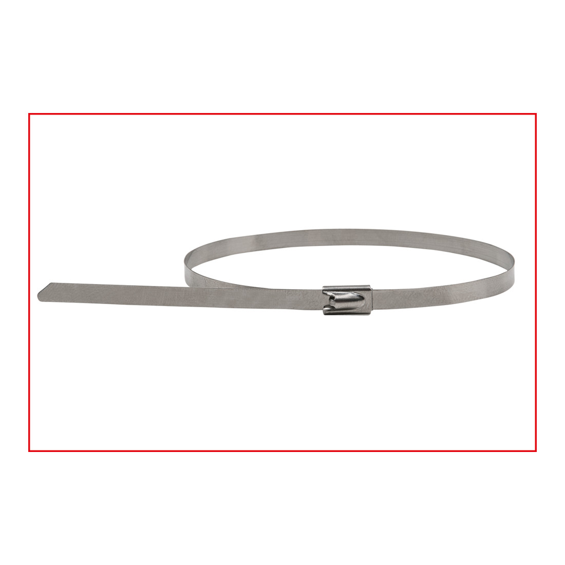 KS Tools Fascetta in acciaio inox con chiusura a sfera, 4,6x250mm