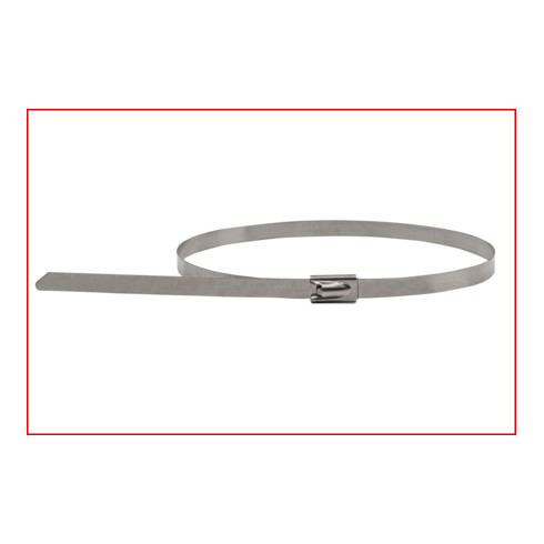 KS Tools Fascetta serracavi in acciaio legato con chiusura sferica, 4,6x350mm