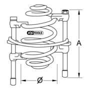 KS Tools Federspanner mit Sicherheitsbügel-3